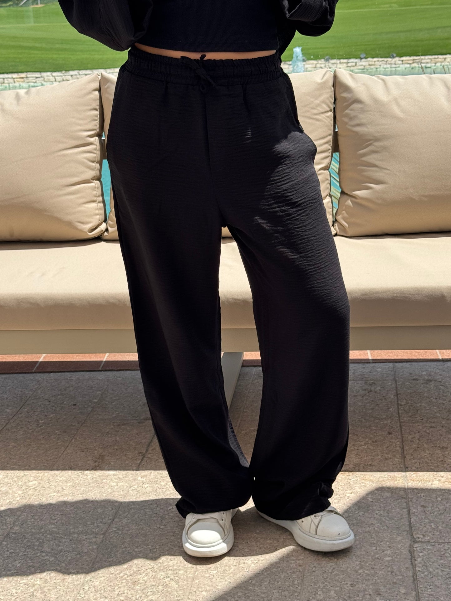Black Linen Pants