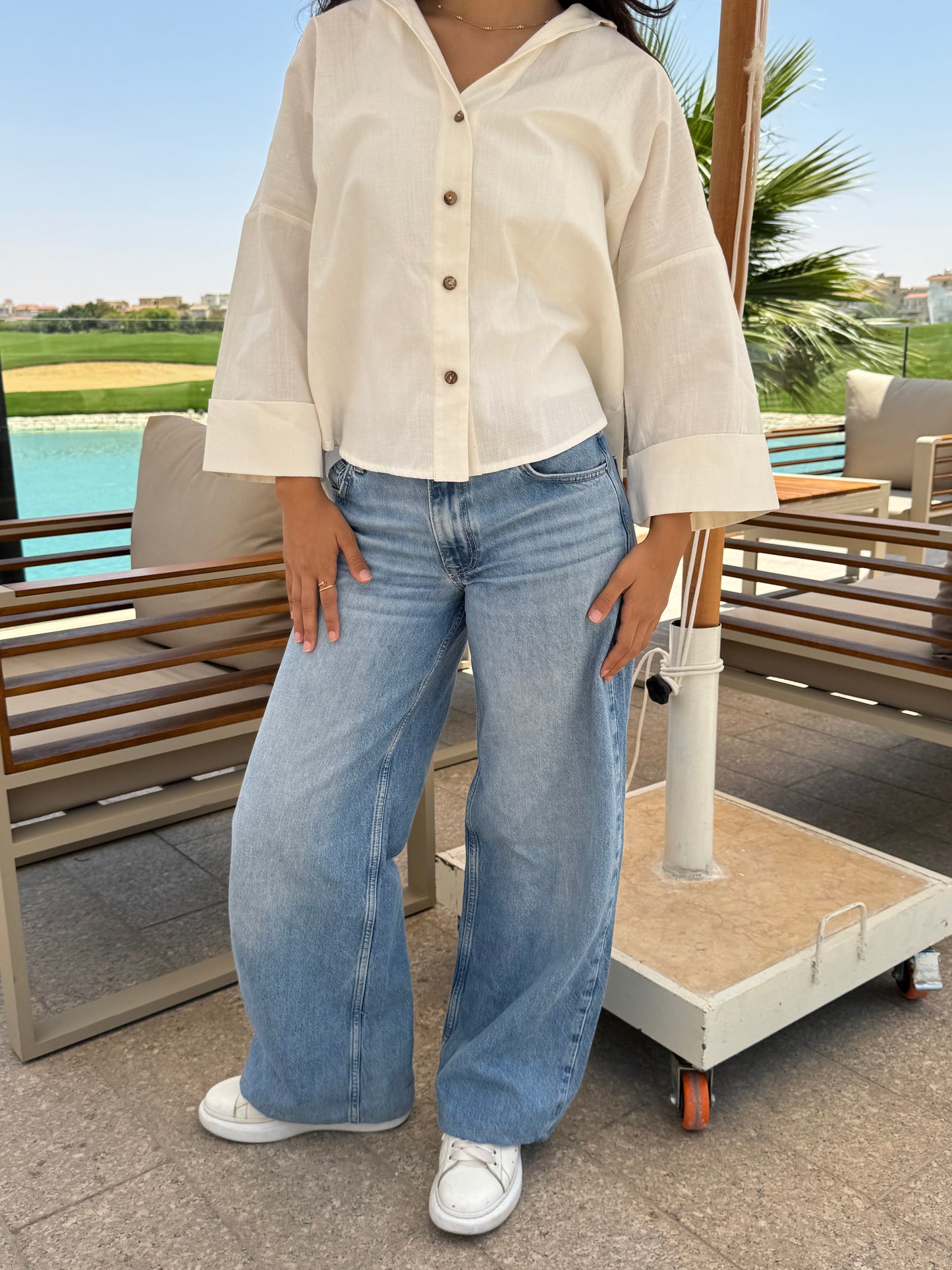 White Linen Shirt