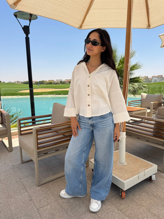 White Linen Shirt