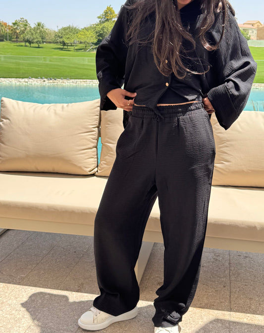Black Linen Pants